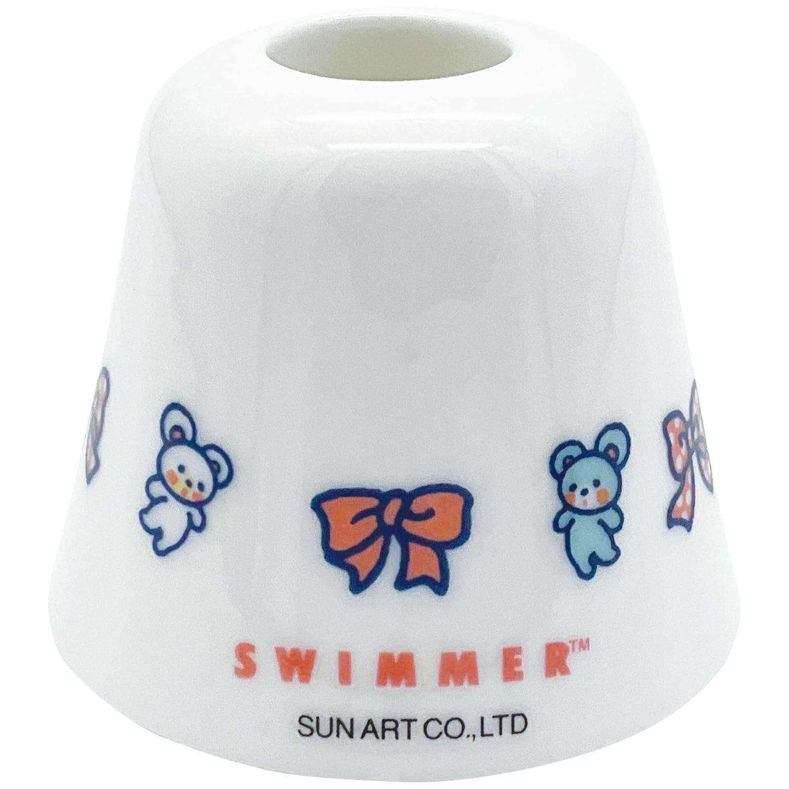 Amazon｜サンアート 「 swimmer 」 ハグリー 歯ブラシスタンド 磁器で